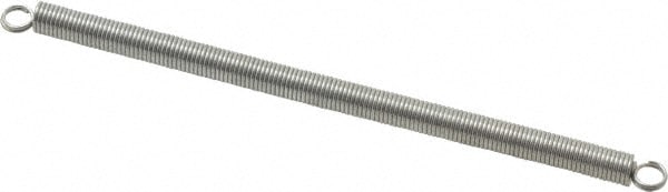 Gardner Spring 413C Extension Spring: 0.25" OD, 4.56 lb Max Load, 4.56" Extended Length, 0.0317" Wire Dia Image