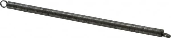 Gardner Spring 414C Extension Spring: 0.25" OD, 4.56 lb Max Load, 4.56" Extended Length, 0.0317" Wire Dia 