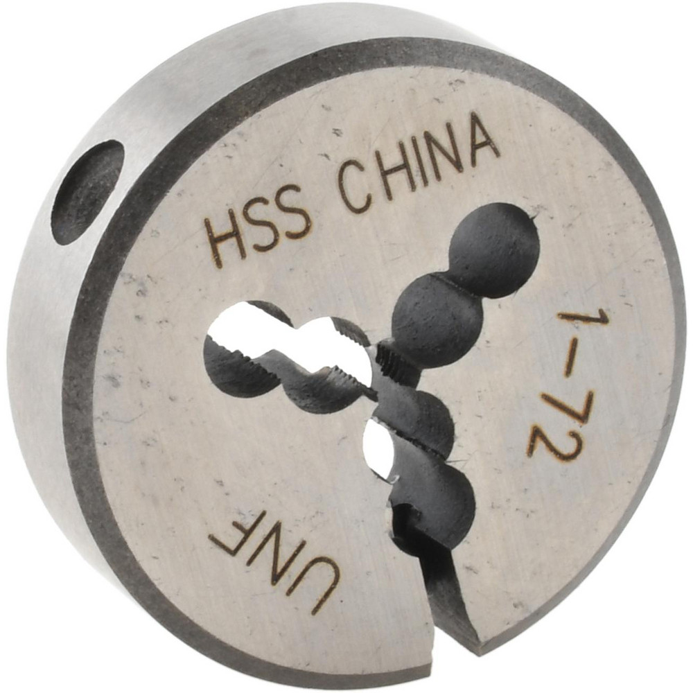 Round Die: #1-72, High Speed Steel