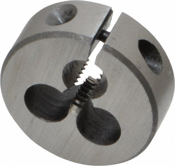 Round Die: #10-24, 1" OD, High Speed Steel
