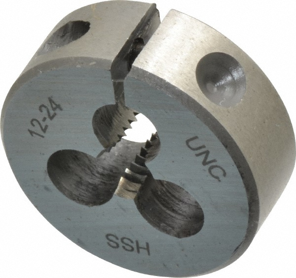 Value Collection 314-1134 Round Die: #12-24, 1" OD, High Speed Steel Image