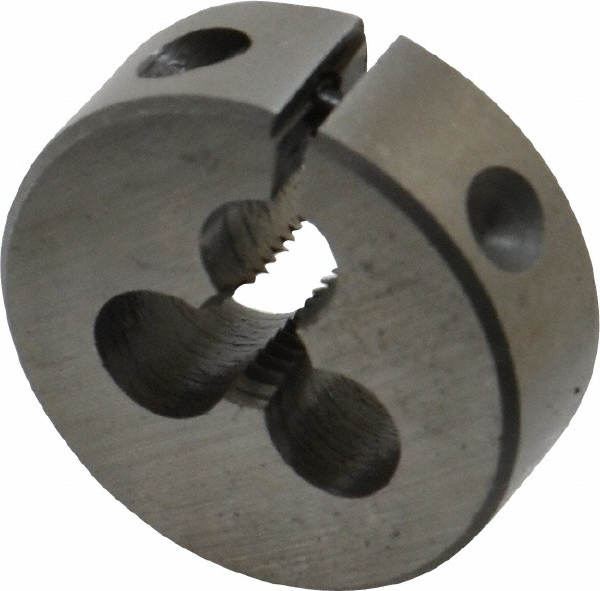 Round Die: #12-28, 1" OD, High Speed Steel
