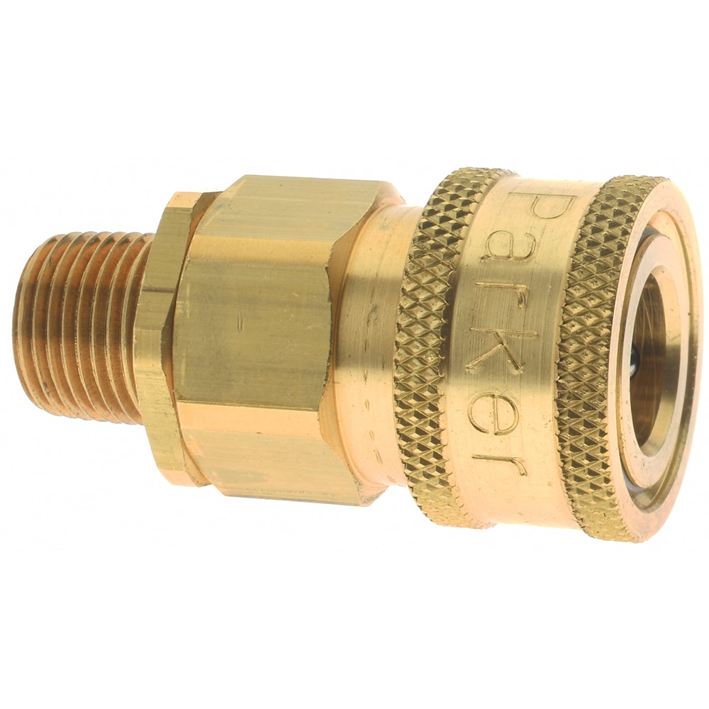 Hydraulic Hose MPT Fitting: 3/8", 2,250 psi