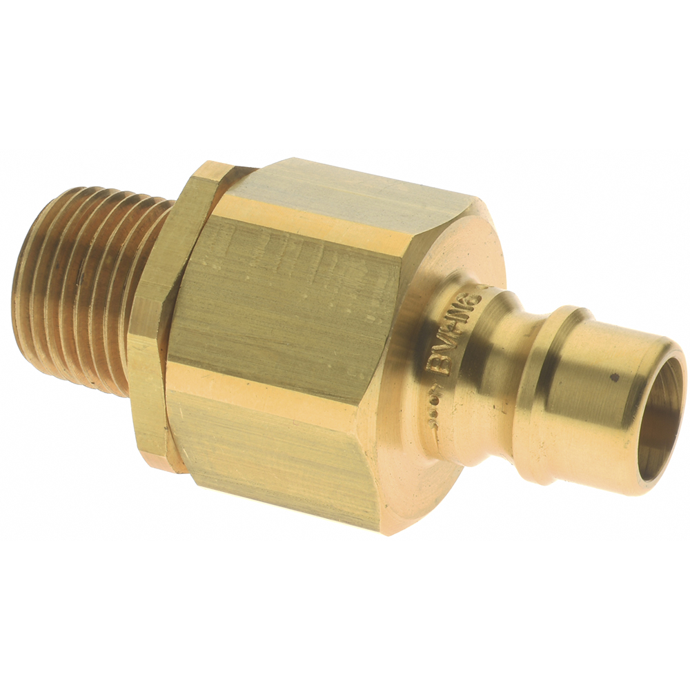 Parker 3/8 Thread Brass Hydraulic Hose MPT Fitting 03772688 MSC Industrial Supply