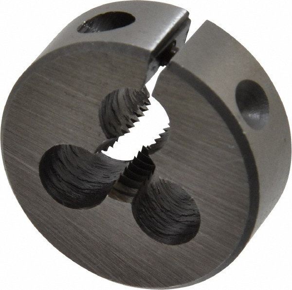 Round Die: #14-24, 1" OD, High Speed Steel