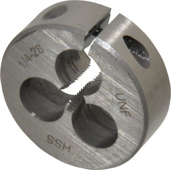 1//4-28 *Left Hand* Round High Speed Steel Die 1/" Outside Diameter
