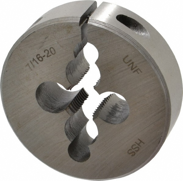 Value Collection 314-1354 Round Die: 7/16-2, 2" OD, High Speed Steel Image
