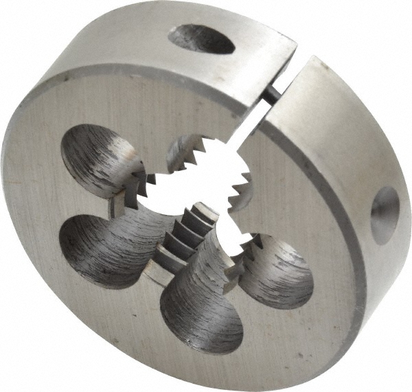Round Die: 3/4-10, 2" OD, High Speed Steel