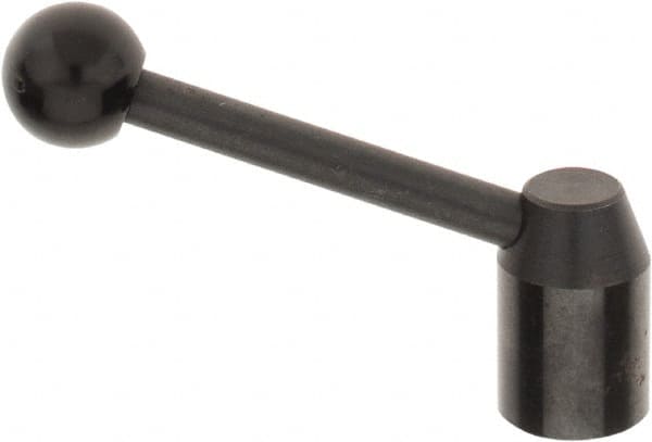 J.W. Winco 8NA11/E Metric Size Tapped Insert Adjustable Clamping Handle: M8 x 1.25 Thread, 13.5 mm Hub Dia, Steel 