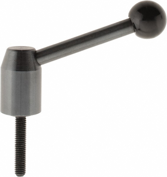 J.W. Winco Adjustable Clamping Handle M6x1 Thread, Steel Handle MSC Industrial Supply Co.