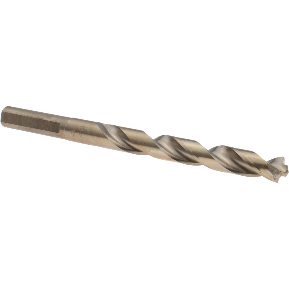 Mechanics Drill Bit: 0.3906" Dia, 135°, Straight-Cylindrical Shank, Standard Point