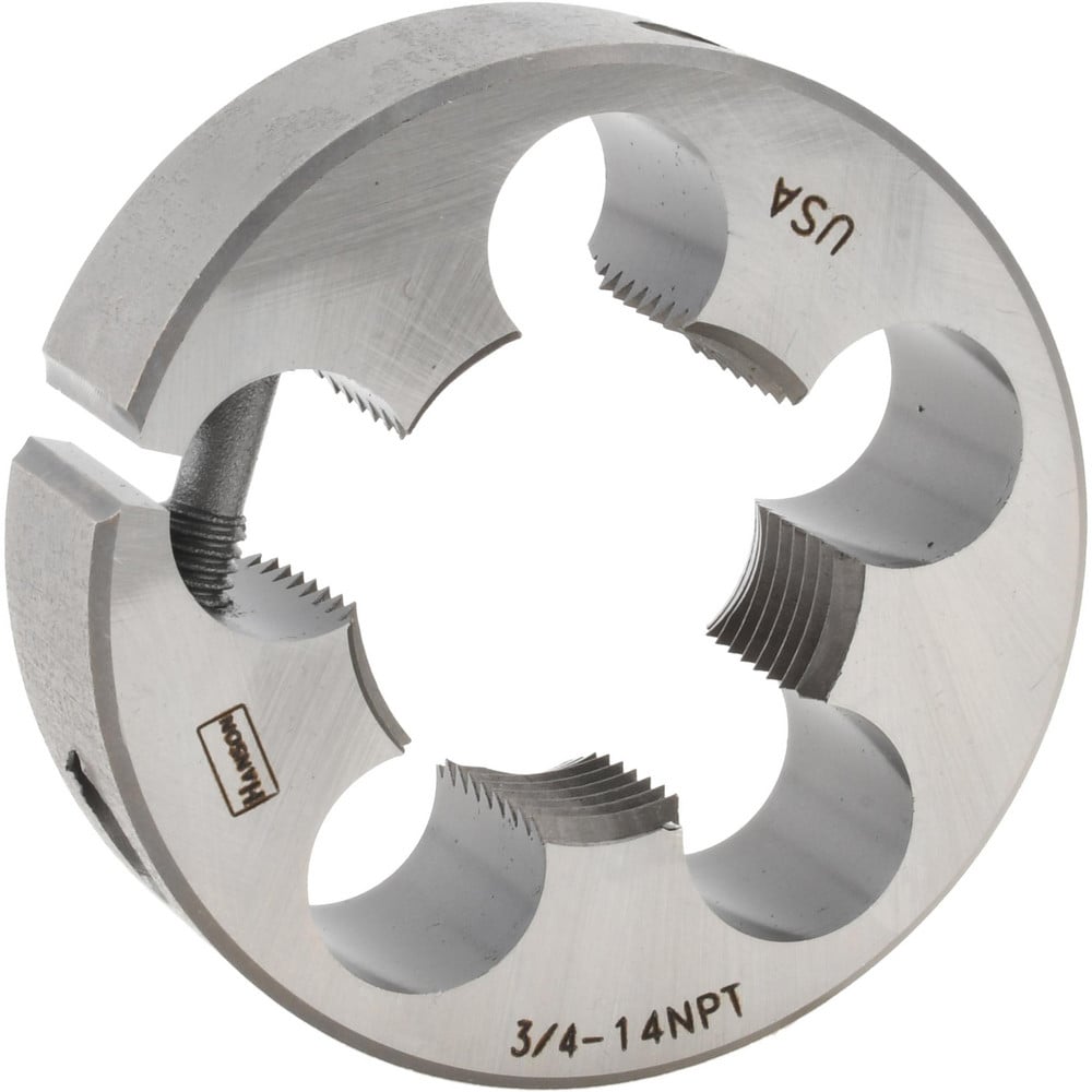 3/4-14 NPT x 2" OD Round Adjustable Pipe Die