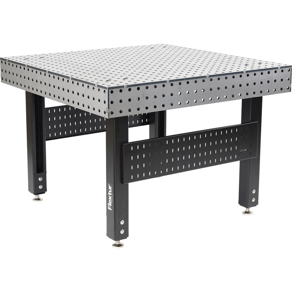 Flextur - Welding Tables; Overall Width: 48 in; Overall Length: 48 in ...