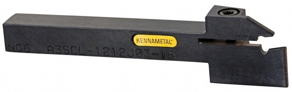 Kennametal 2981102 Indexable Cutoff Toolholder: 0.532" Max Depth of Cut, 1.063" Max Workpiece Dia, 0.0591" Min Insert Width, Left Hand Image