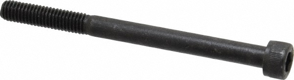 Value Collection 532102PR Hex Head Cap Screw: M6 x 1.00 x 75 mm, Grade 12.9 Alloy Steel, Black Oxide Finish Image