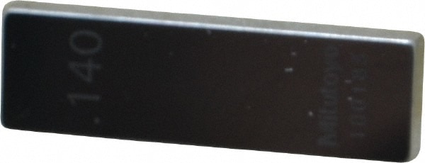 Mitutoyo 611180-531 Rectangle Steel Gage Block: 0.14", Grade 0 Image