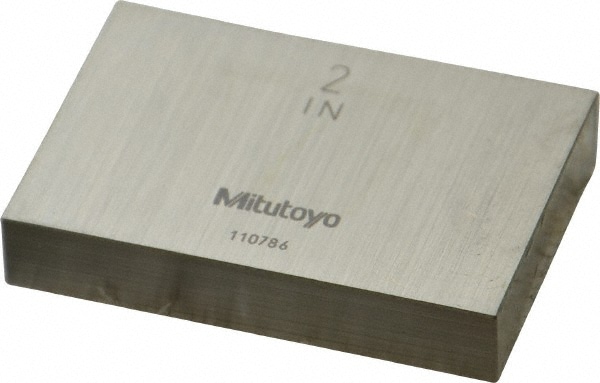 Mitutoyo 611202-541 2" Rectangular Steel Gage Block Image