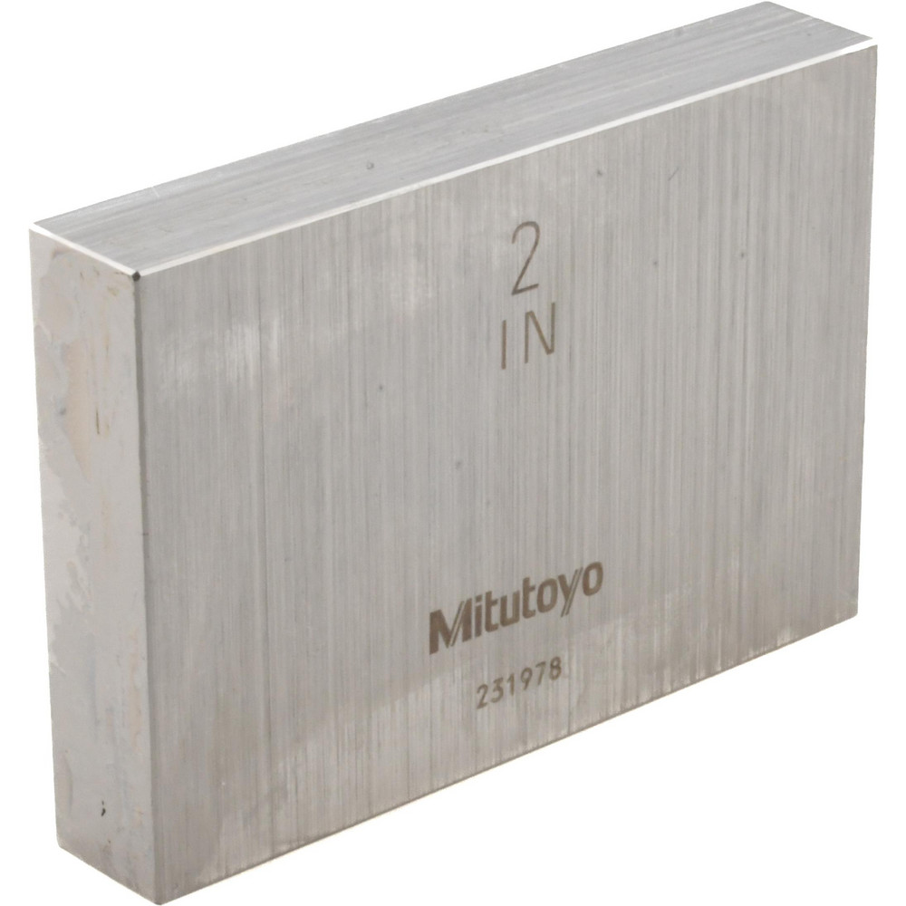 Rectangle Steel Gage Block: 2", Grade AS-1