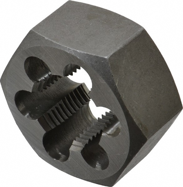 Value Collection 364-0272 Hex Rethreading Die: M27 x 2.00 Thread, 1" Thick, Right Hand, 2" Hex, Carbon Steel Image