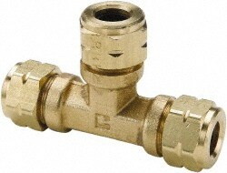Compression Tube Union: Compression x Compression x Compression