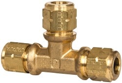 Compression Tube Union: Compression x Compression x Compression