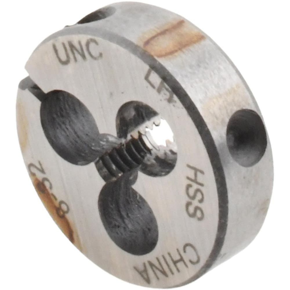 Round Die: #8-32, High Speed Steel