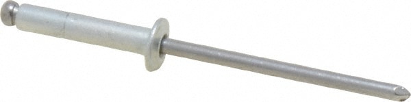 Open End Blind Rivet: Button Head, Steel Body, Steel Mandrel