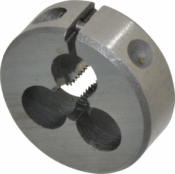 Round Die: #10-32, 1" OD, High Speed Steel