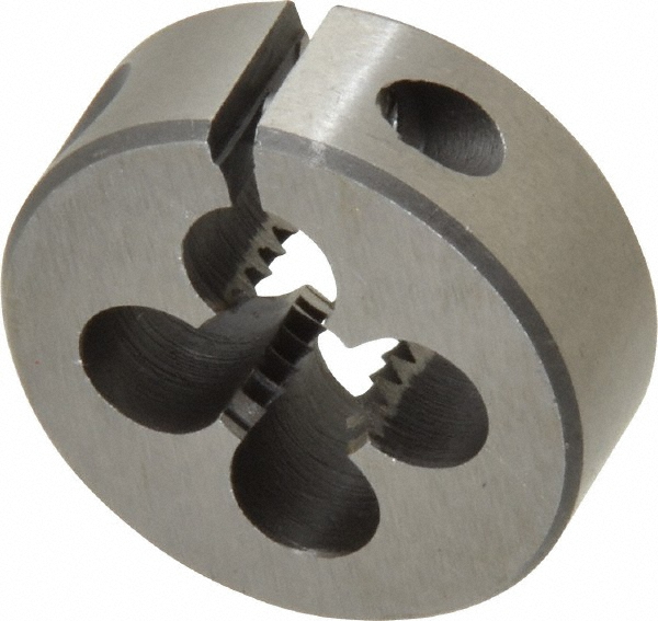 Round Die: 5/16-18, 1" OD, High Speed Steel