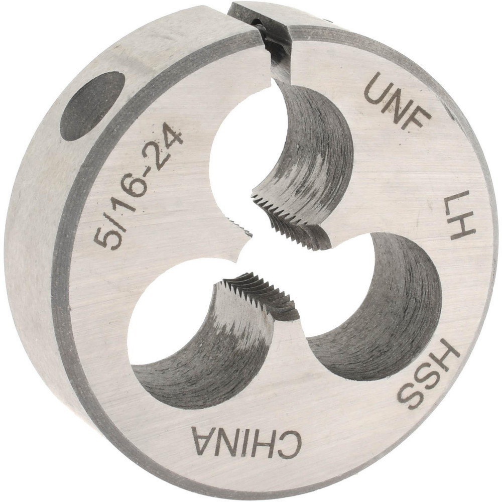 Round Die: 5/16-24, High Speed Steel