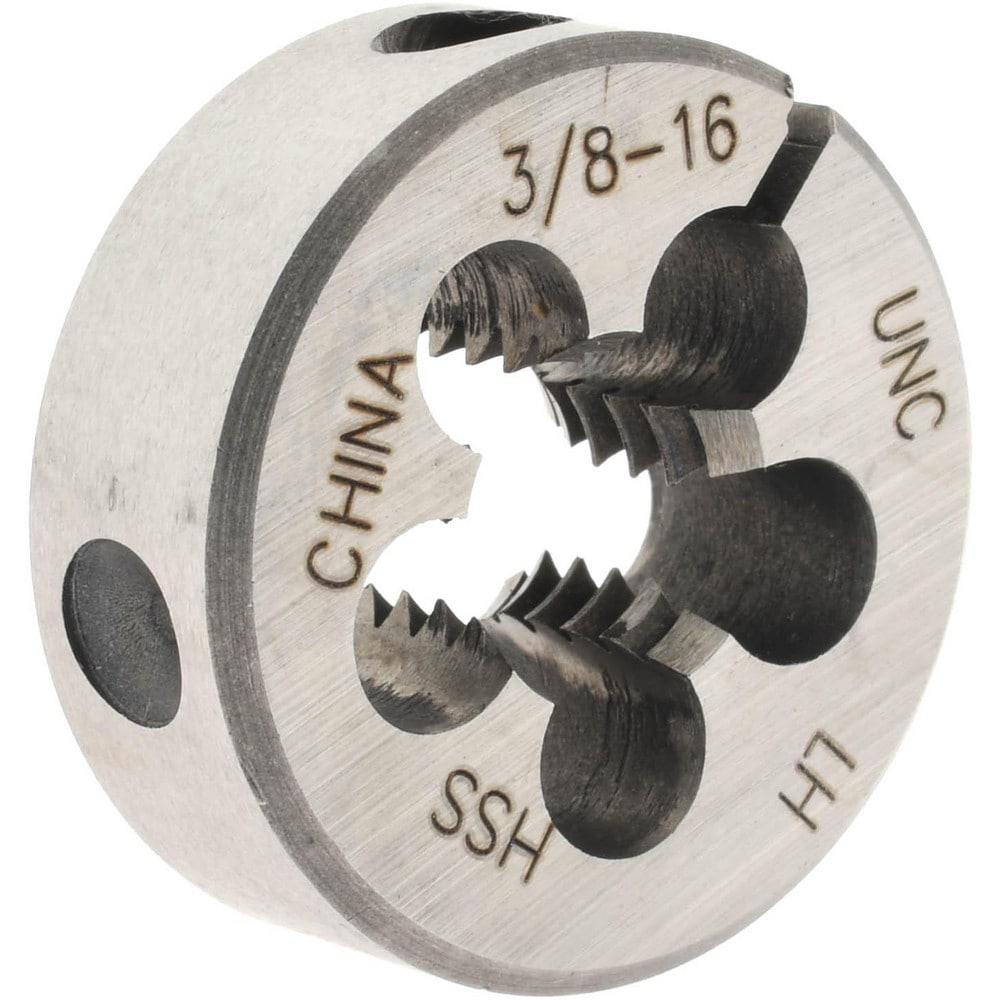 Interstate - 13/16-16 UNS High Speed Steel Round Adjustable Die