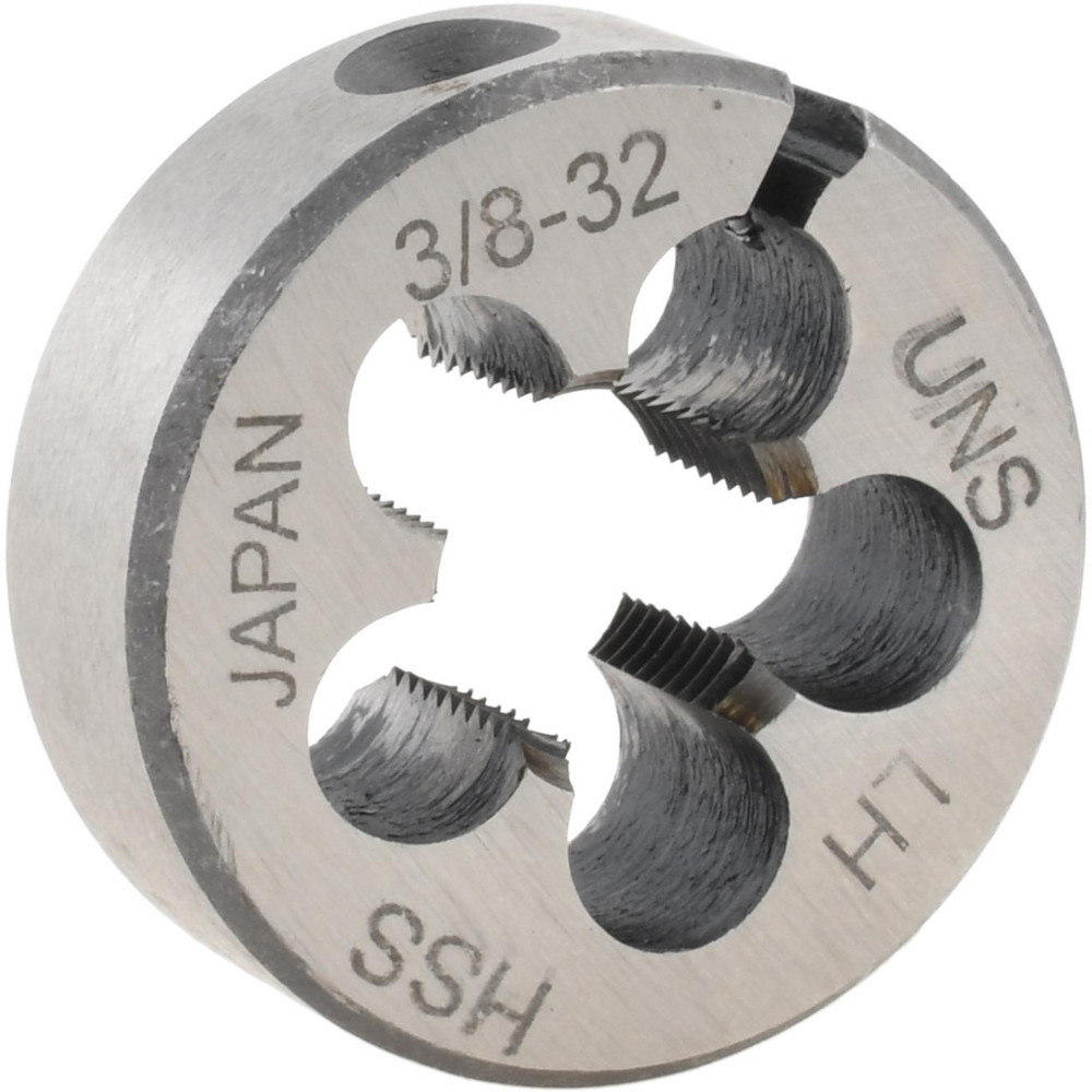 Round Die: 3/8-32, 1" OD, High Speed Steel