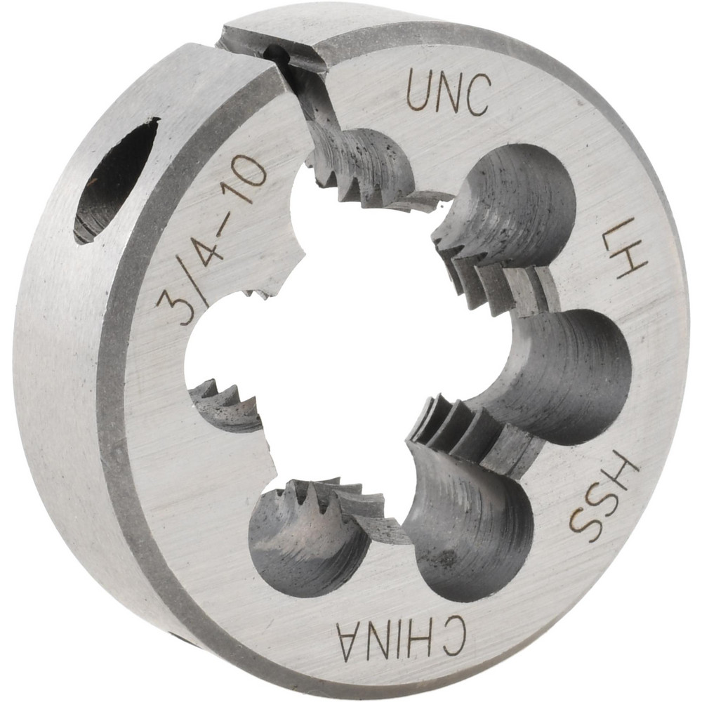 Round Die: 3/4-10, High Speed Steel