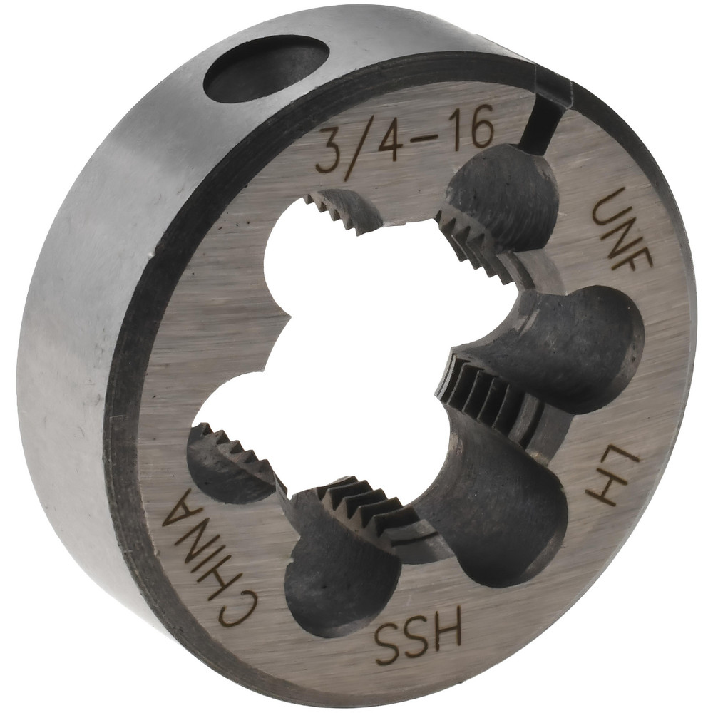 Round Die: 3/4-16, High Speed Steel
