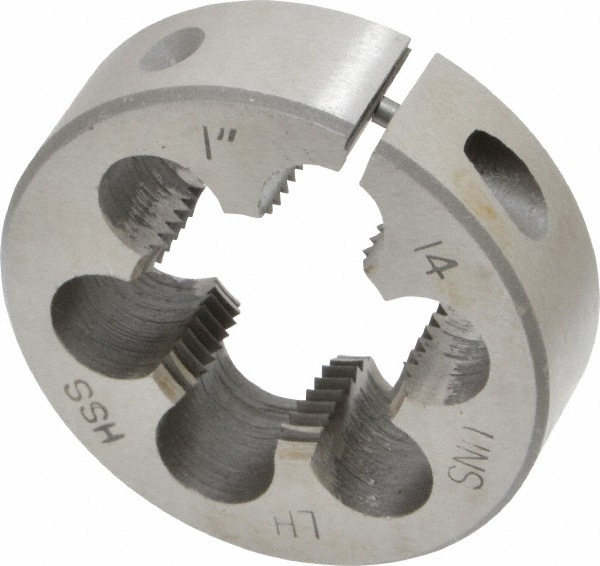 Value Collection 314-4380 Round Die: 1-14, 2" OD, High Speed Steel Image
