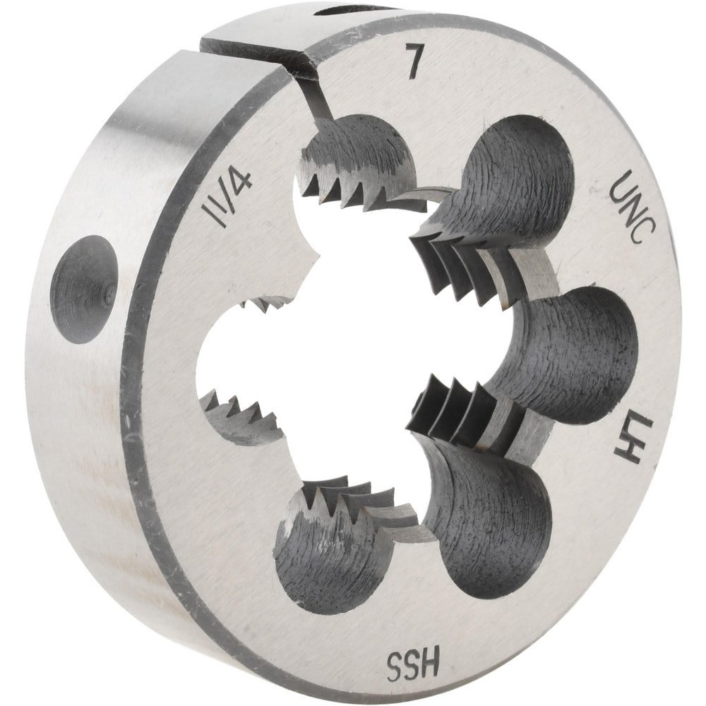 Round Die: 1-1/4-7, High Speed Steel