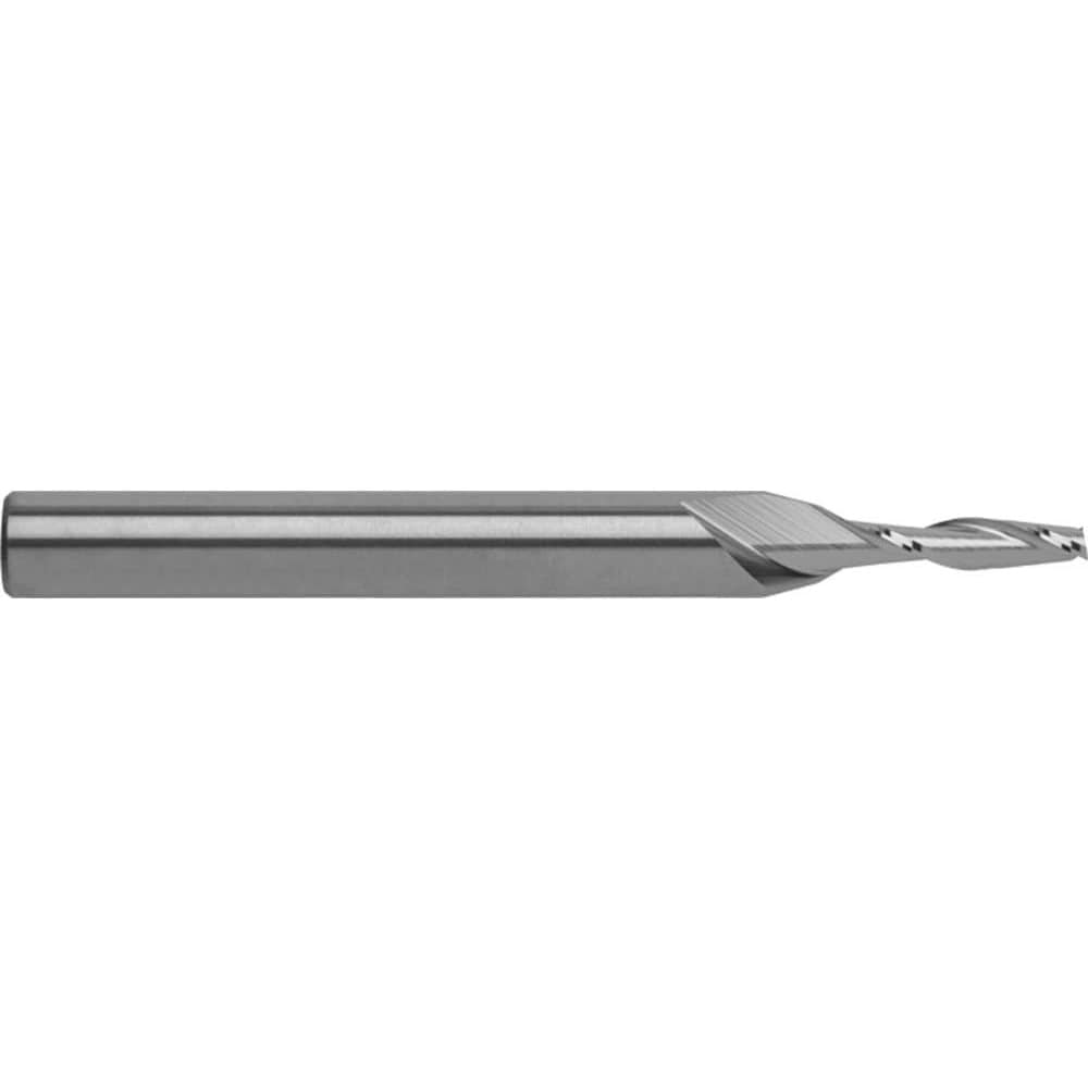 RobbJack C8-203-04 Square End Mill: 1/8 Dia, 1/2 LOC, 1/4 Shank Dia, 2-1/2 OAL, 2 Flutes, Solid Carbide Image