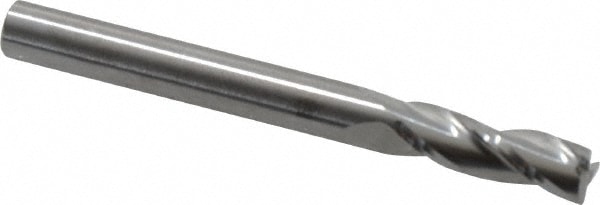 RobbJack C8-303-08 Square End Mill: 1/4 Dia, 3/4 LOC, 1/4 Shank Dia, 2-1/2 OAL, 3 Flutes, Solid Carbide Image