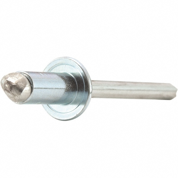 STANLEY Engineered Fastening POPSD88BS Open End Blind Rivet: Size 8, Dome Head, Steel Body, Steel Mandrel 