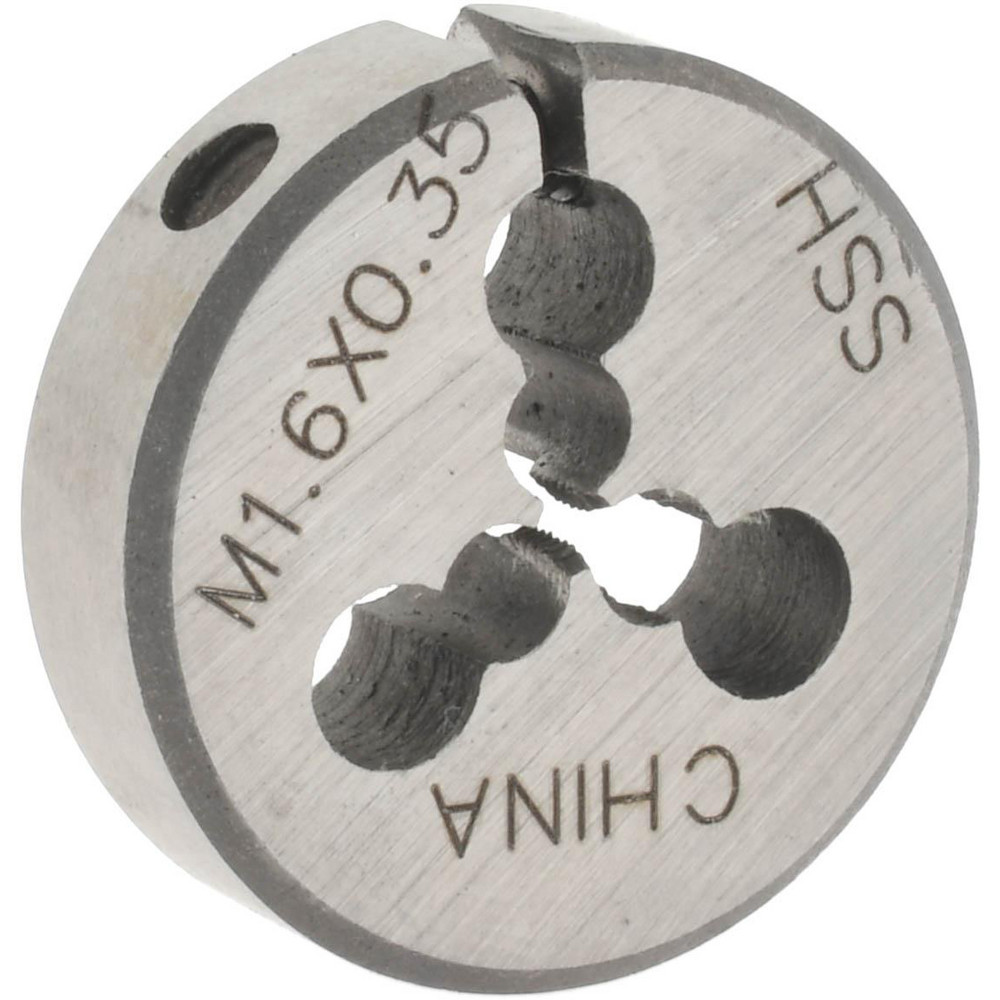Round Die: M1.6x0.35, High Speed Steel
