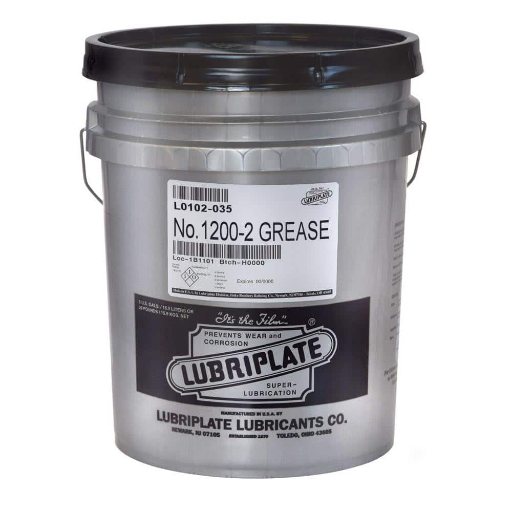 Lubriplate L0102-035 Extreme Pressure Grease: 35 lb Pail, Lithium 12 Hydroxy 