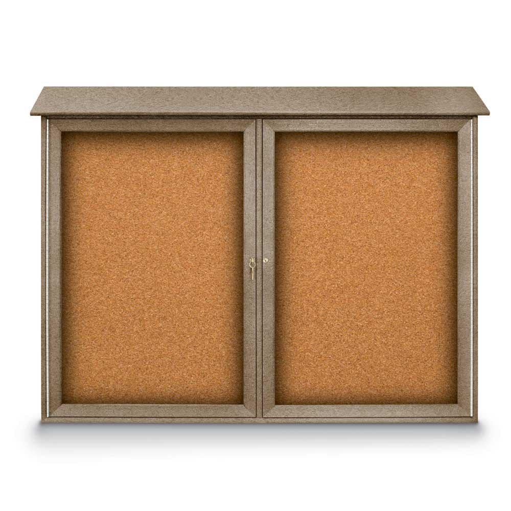 United Visual Products - Enclosed Cork Bulletin Board: 52