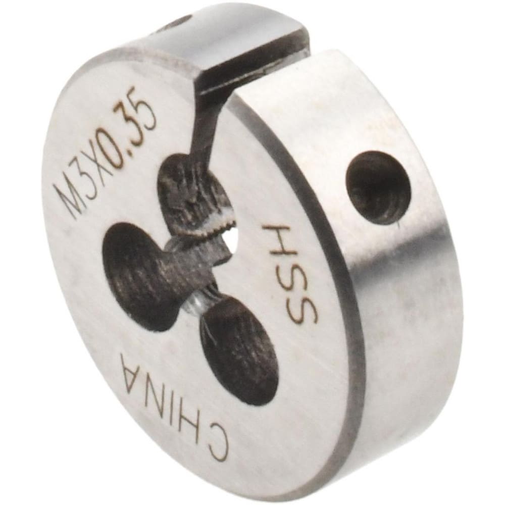 Round Die: M3x0.35, High Speed Steel