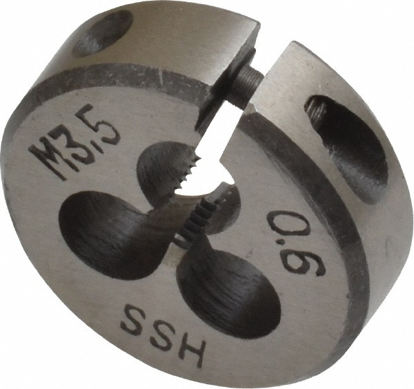 Round Die: M3.5x0.6, High Speed Steel