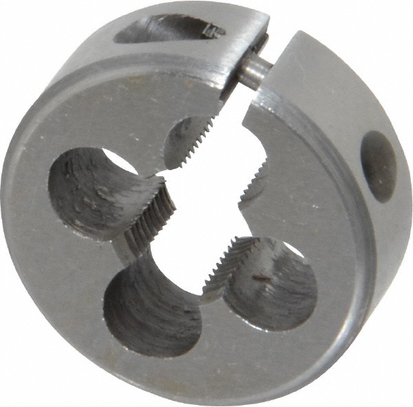 Round Die: M9x0.75, 1" OD, High Speed Steel