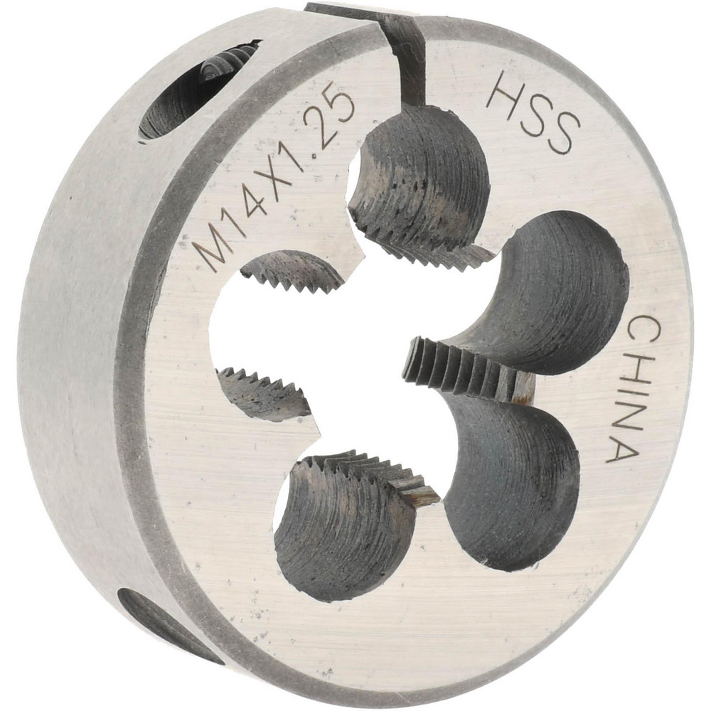 Round Die: M14x1.25, High Speed Steel
