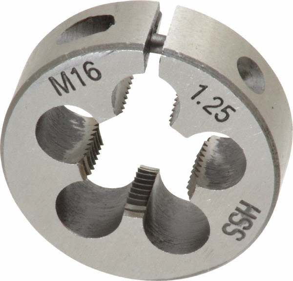 Value Collection 314-1780 Round Die: M16 x 1.25, High Speed Steel Image