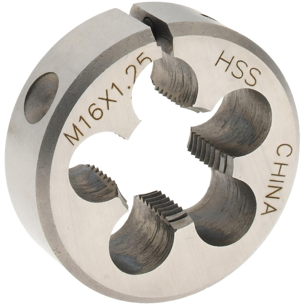 Round Die: M16x1.25, High Speed Steel