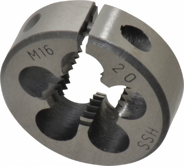 Value Collection 314-1740 Round Die: M16 x 2, High Speed Steel Image