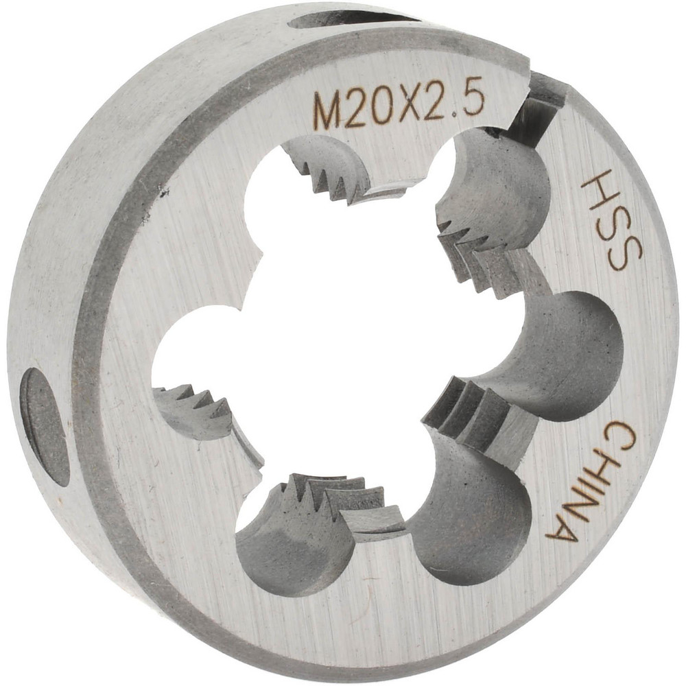 Round Die: M20x2.5, High Speed Steel
